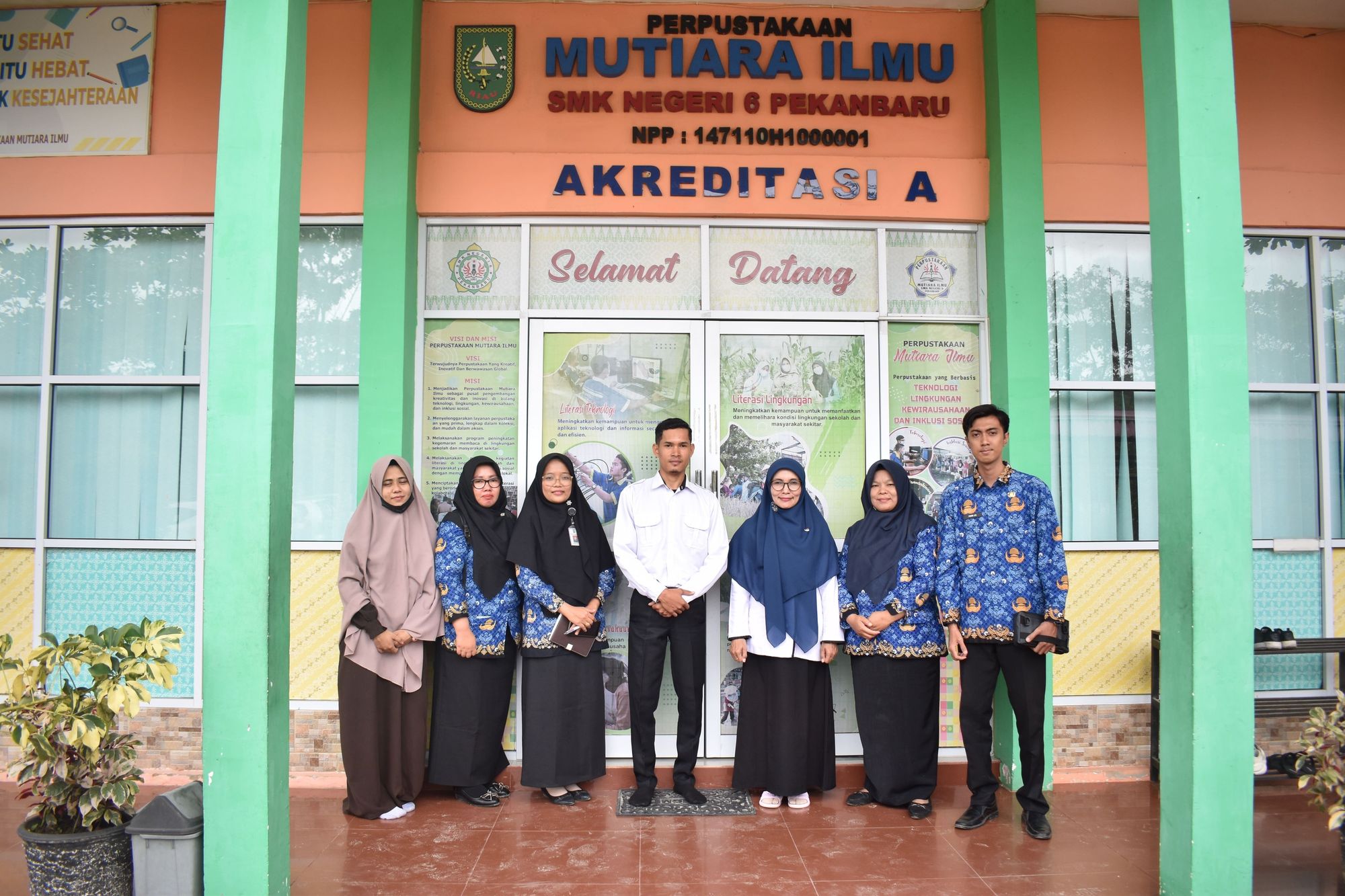 Perpustakaan Mutiara Ilmu Terima Kunjungan Tamu dari SMAN 2 Singingi Hilir