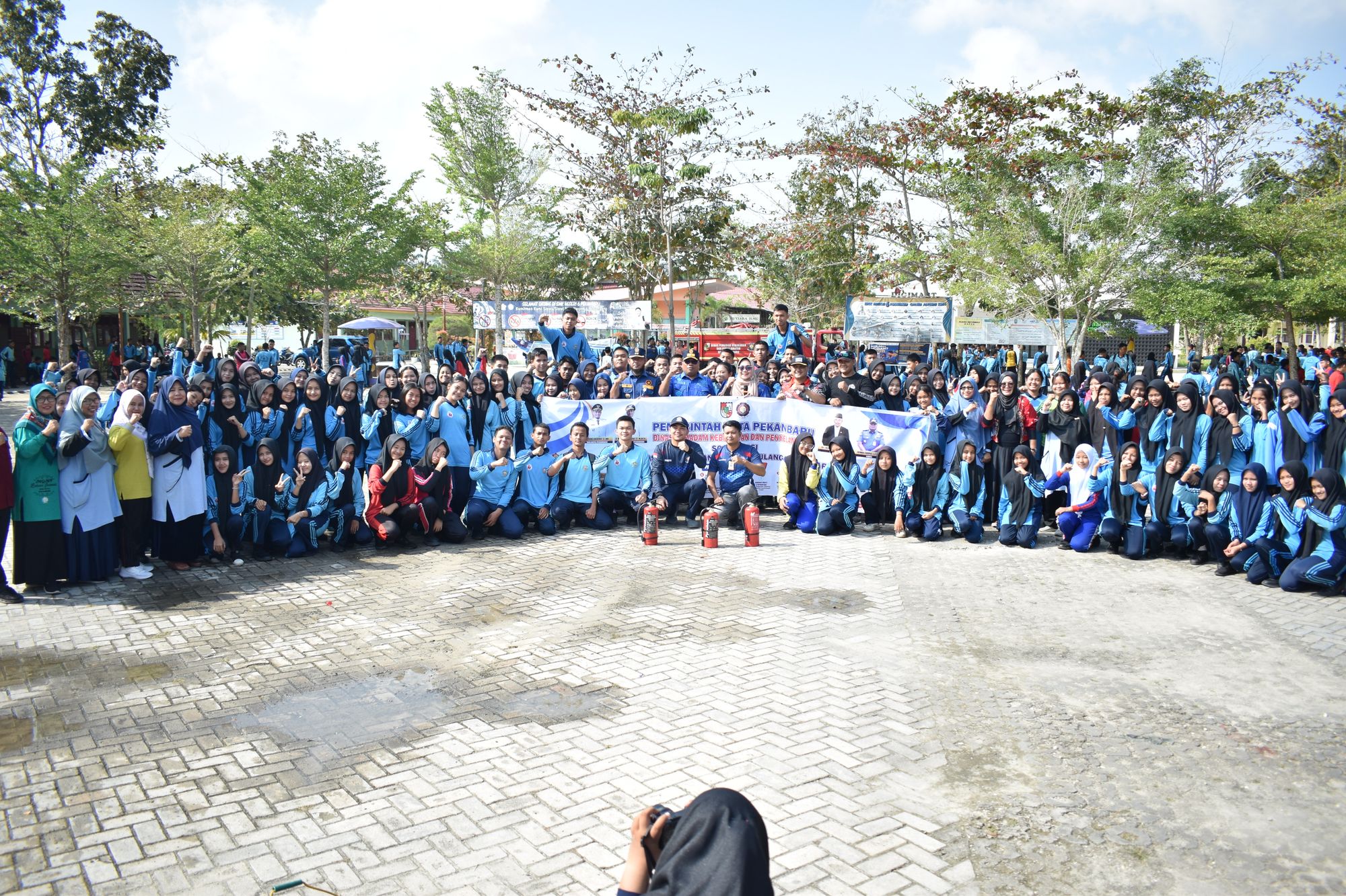 Edukasi Pencegahan dan Penanggulangan Kebakaran Bersama Dinas Pemadam Kebakaran Kota Pekanbaru