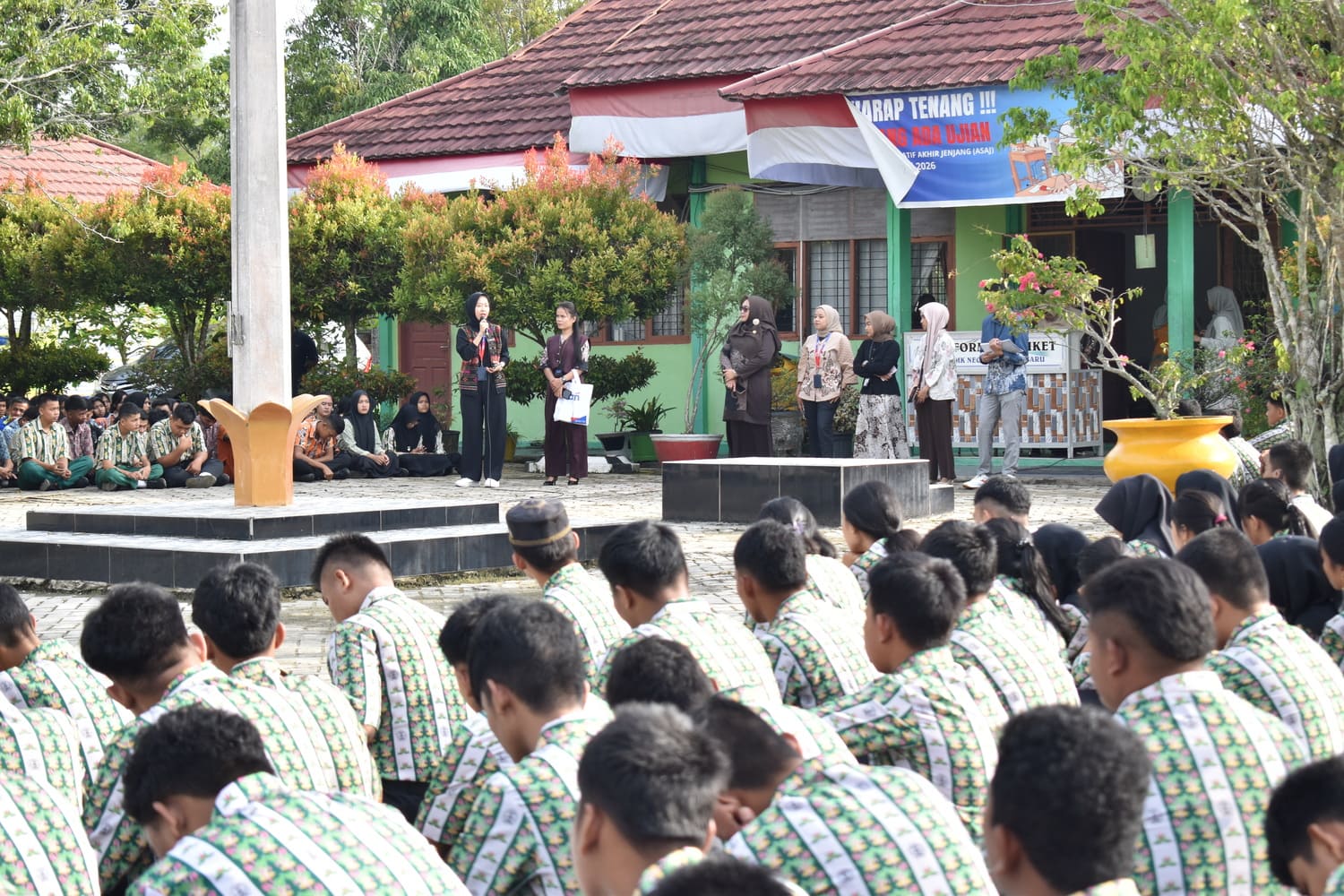 Sosialisasi Manfaat Menabung oleh Bank BTN Kota Pekanbaru di SMK Negeri 6 Pekanbaru