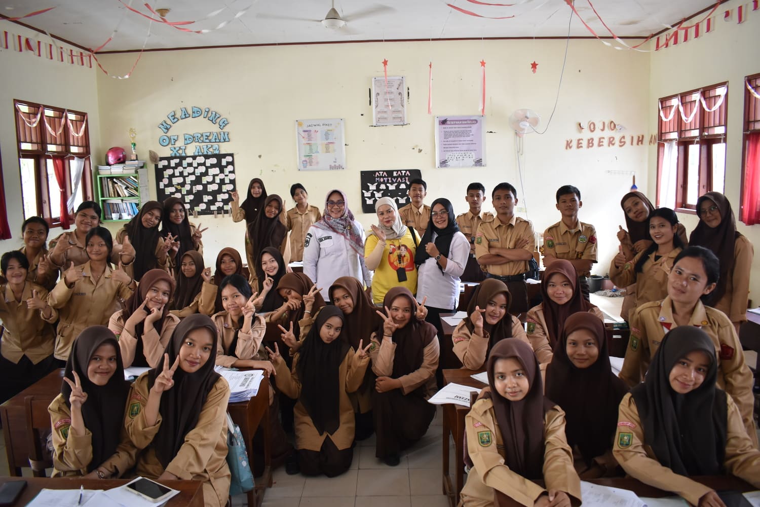 Maxim Hadir di SMK Negeri 6 Pekanbaru, Perkenalkan Layanan dan Bagikan Voucher Promo