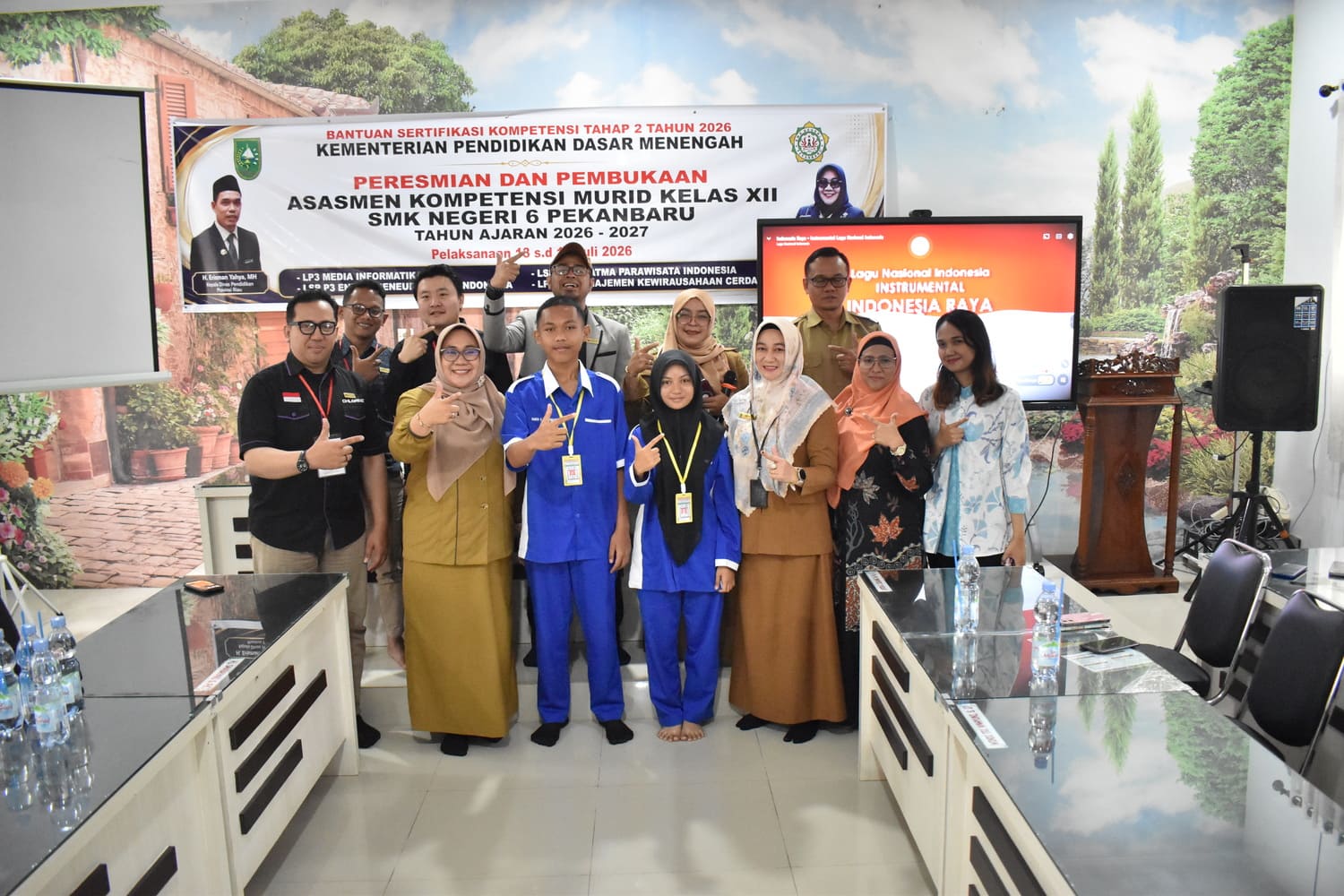 Asesmen Kompetensi LSP P3 SMKN 6 Pekanbaru Berlangsung Selama Empat Hari