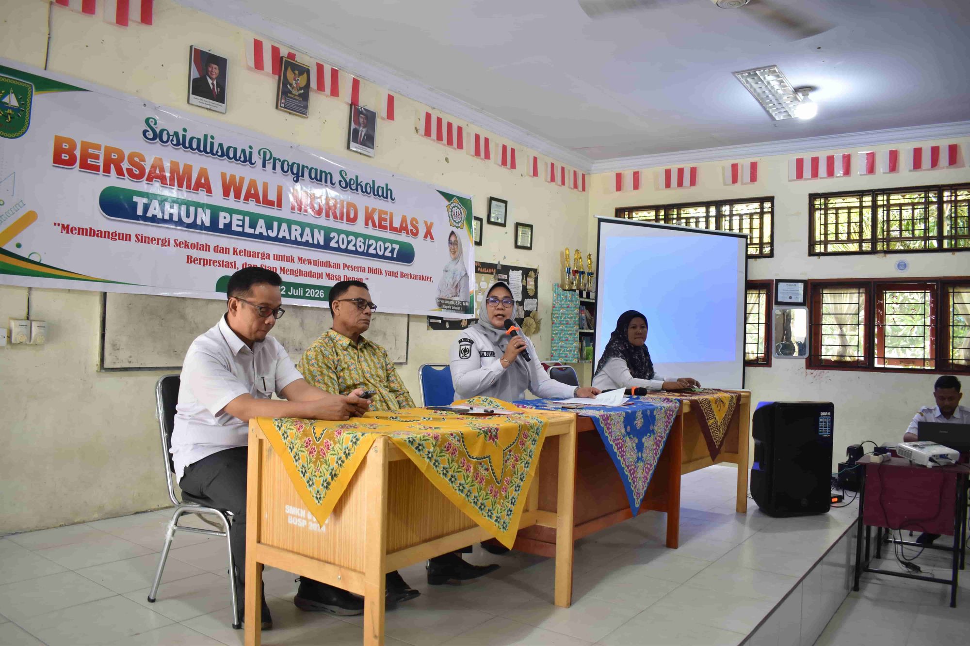 Sosialisasi Program Sekolah Bersama Wali Murid Kelas X Tahun Pelajaran 2026/2027