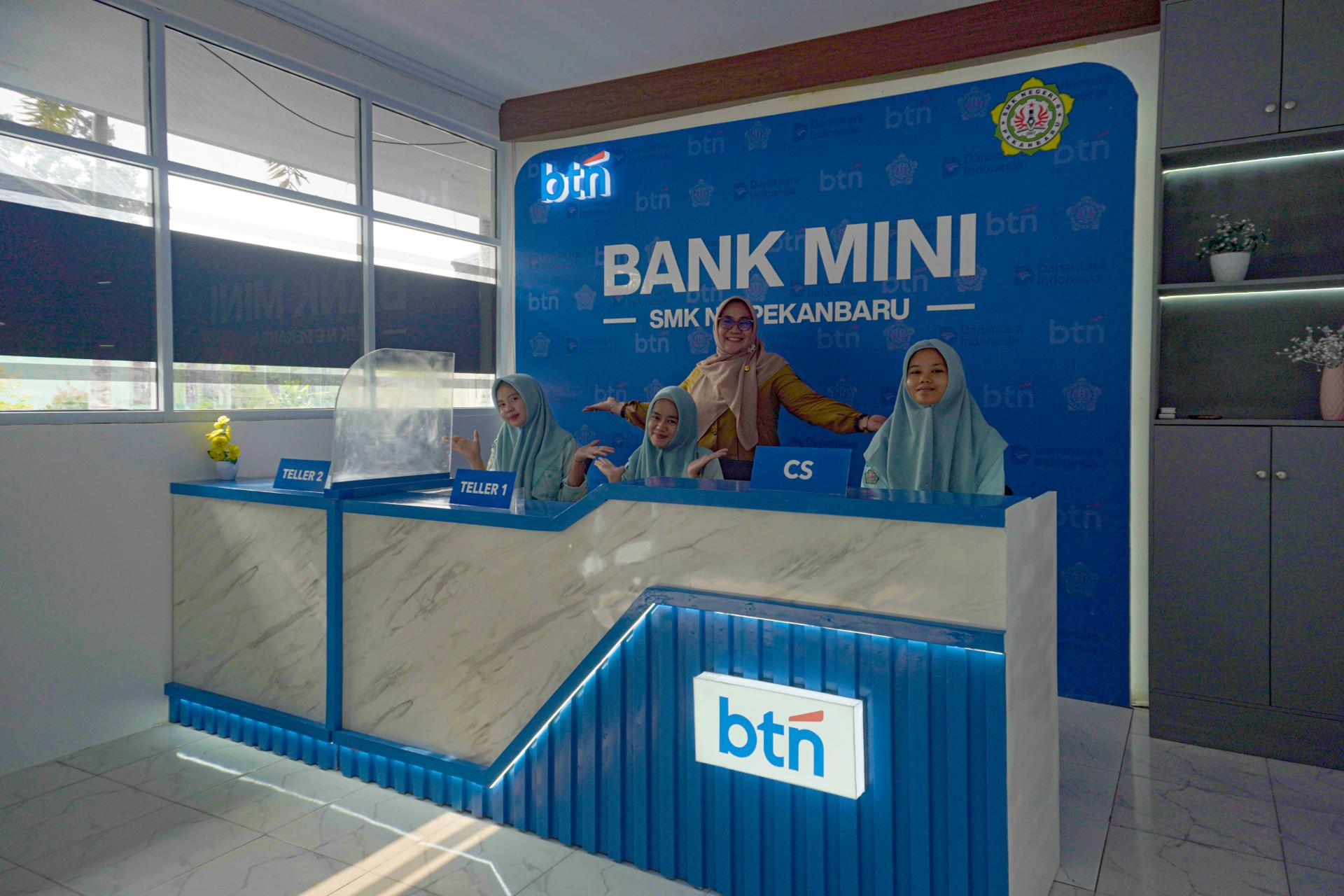 Bank Mini SMKN 6 Pekanbaru Hadir Bersama Bank BTN, Kenalkan Literasi Keuangan Sejak di Bangku Sekolah
