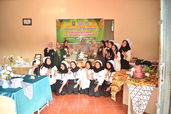 SMKN 6 Pekanbaru Laksanakan Uji Kompetensi Keahlian (UKK) Bersama LSP P1