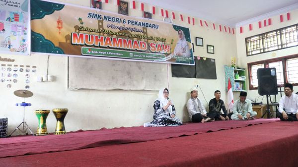 Peringatan Maulid Nabi Muhammad SAW 1447 H di SMKN 6 Pekanbaru