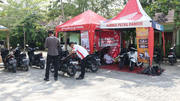 Service Kunjung Honda Hadir di SMKN 6 Pekanbaru, Murah dan Lengkap!