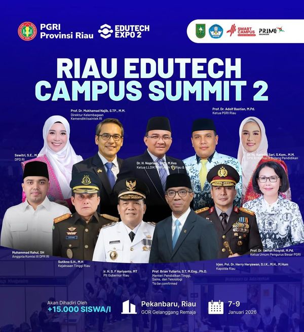 SMKN 6 Pekanbaru Antusias Kunjungi Riau Edutech Campus Summit 2