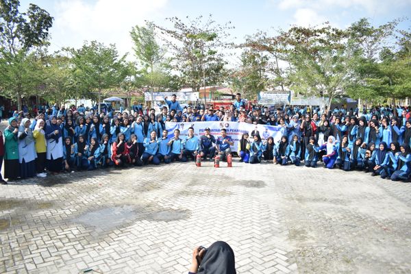 Edukasi Pencegahan dan Penanggulangan Kebakaran Bersama Dinas Pemadam Kebakaran Kota Pekanbaru